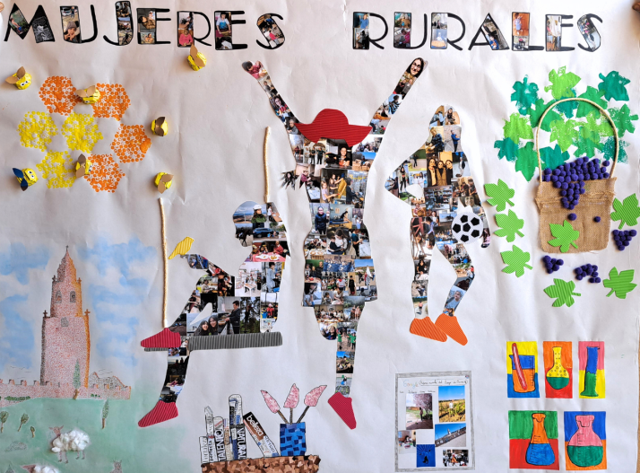 Esta representación de El Burgo de Osma triunfa a nivel provincial, ganando el Concurso Un mural por la mujer rural