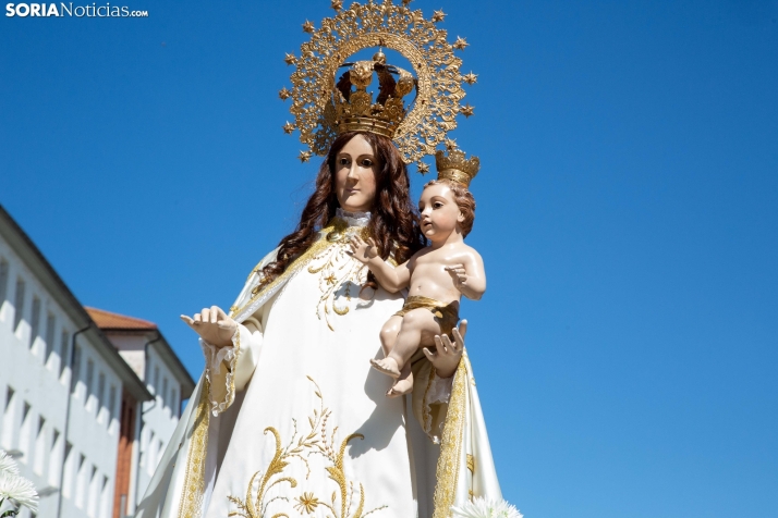 La Virgen de Olmacedo brillará mañana en Ólvega en su día grande