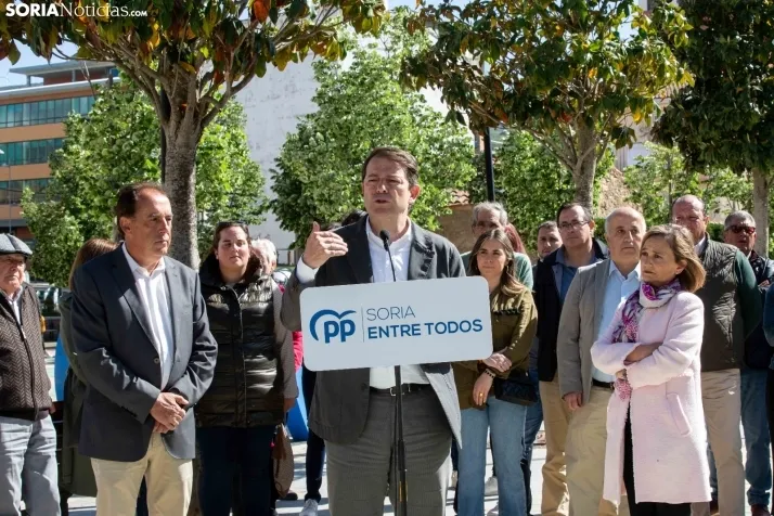 Visita de Mañueco a Ólvega