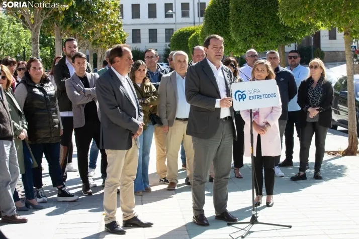 Visita de Mañueco a Ólvega