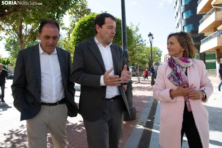 Visita de Mañueco a Ólvega