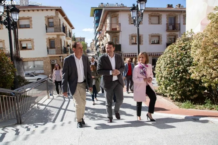 Visita de Mañueco a Ólvega