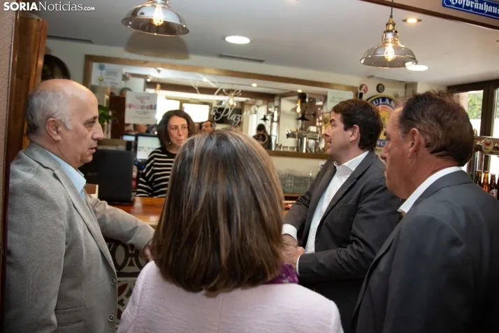 Visita de Mañueco a Ólvega