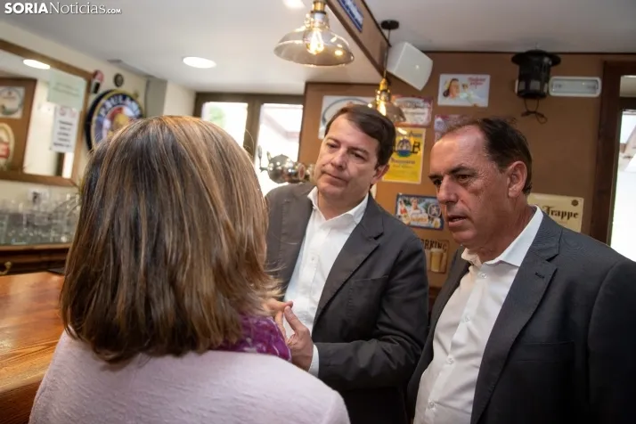 Visita de Mañueco a Ólvega