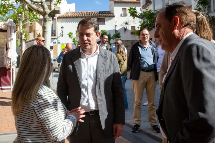 Visita de Mañueco a Ólvega