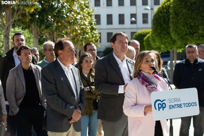 Visita de Mañueco a Ólvega