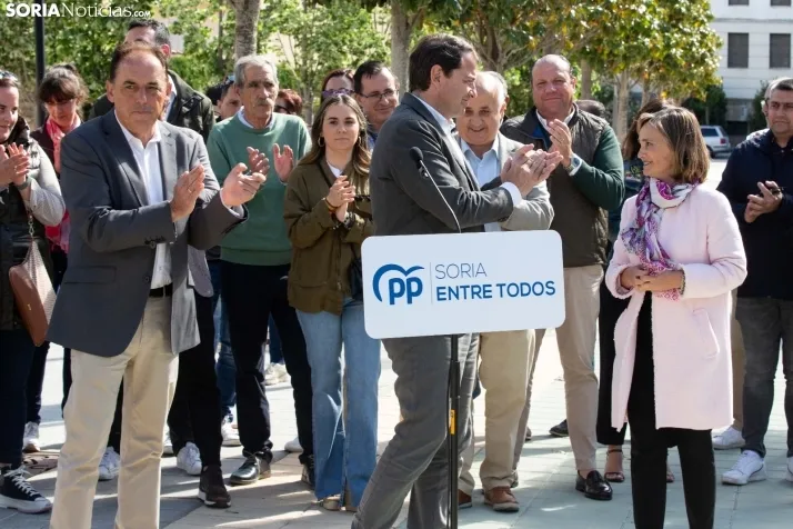 Visita de Mañueco a Ólvega