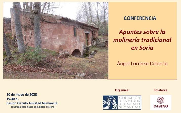 El miércoles, conferencia sobre la tradición molinera en Soria