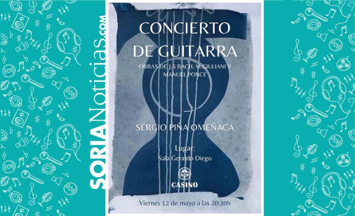 Este viernes, concierto de guitarra en el Casino