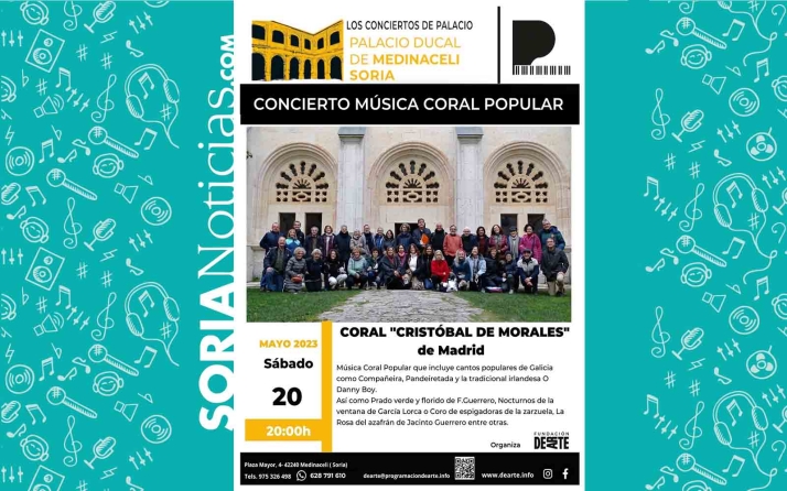 Música coral popular para este sábado en Medinaceli