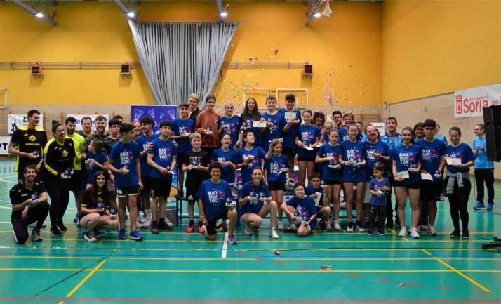 La fiesta del bádminton popular convoca a 155 participantes en Soria