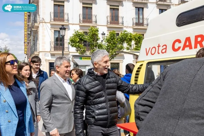 Visita de Marlaska a Soria