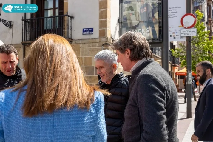 Visita de Marlaska a Soria