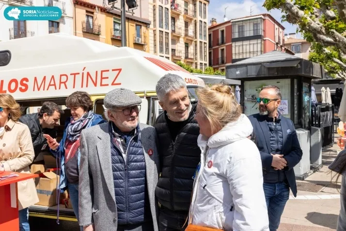 Visita de Marlaska a Soria