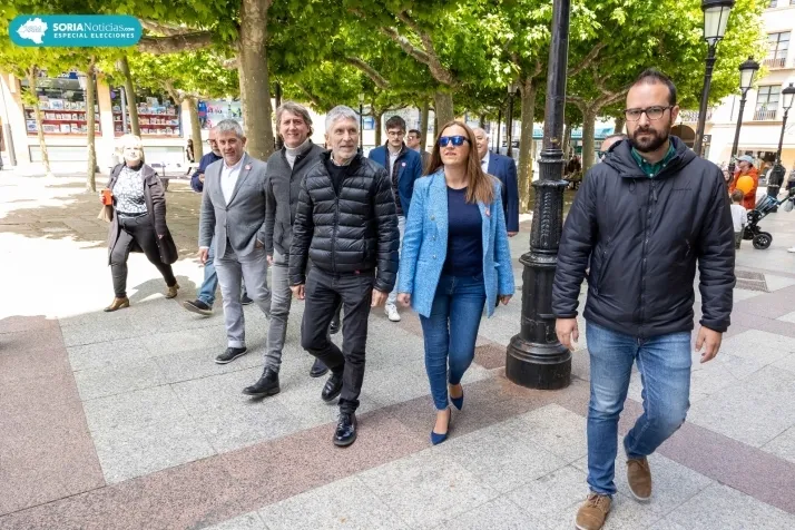 Visita de Marlaska a Soria