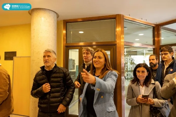 Visita de Marlaska a Soria