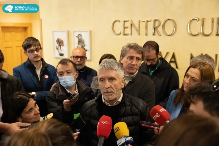 Visita de Marlaska a Soria
