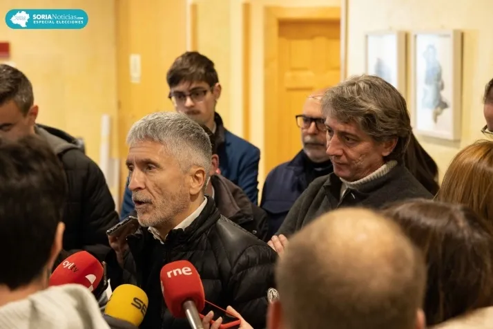 Visita de Marlaska a Soria