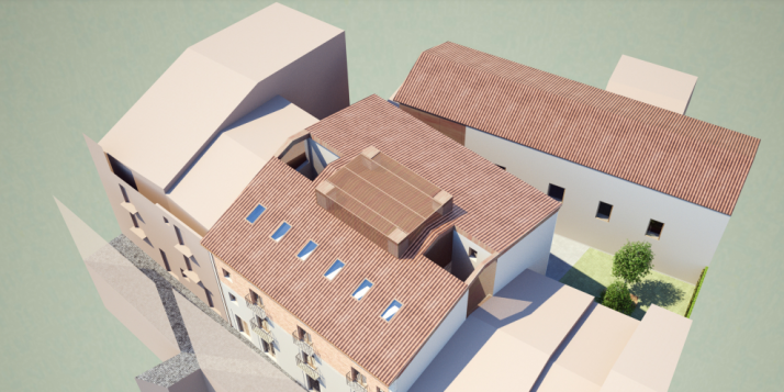 Detalles del nuevo trinquete: 12 viviendas, locales comerciales y sociales, 2,2M&euro; y un espacio único