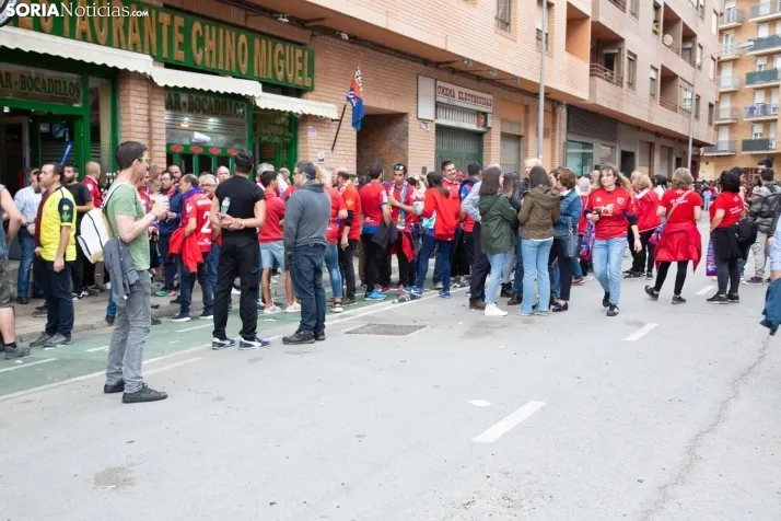 La afición rojilla invade Soria