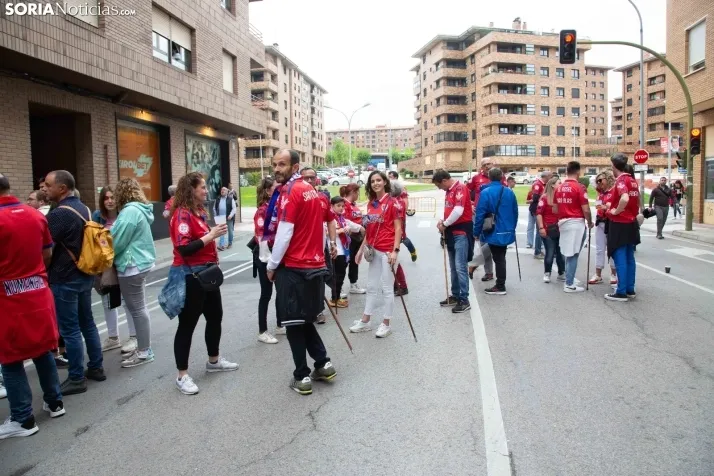 La afición rojilla invade Soria