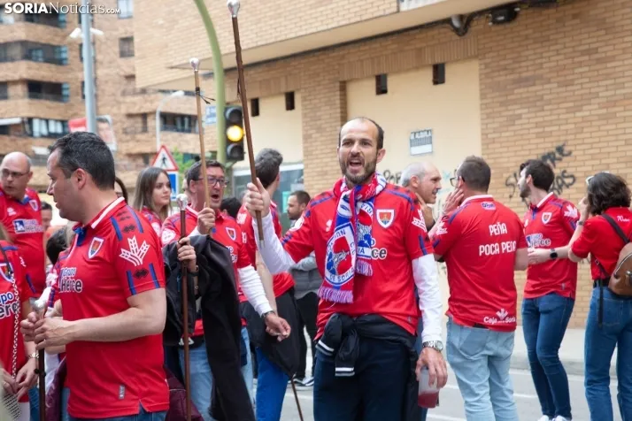 La afición rojilla invade Soria
