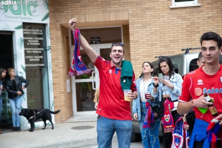 La afición rojilla invade Soria