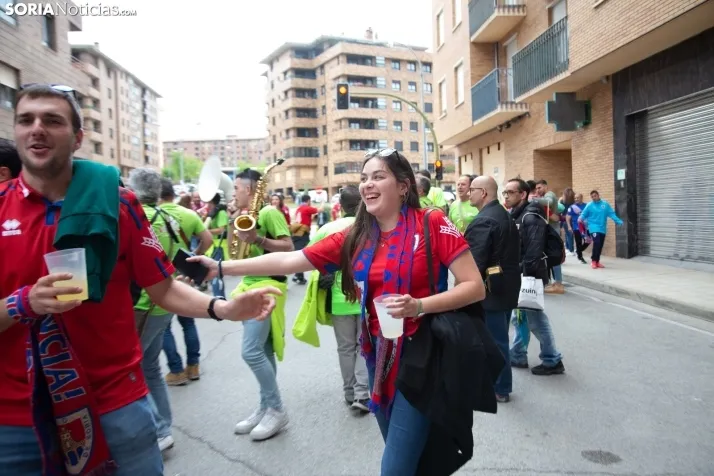La afición rojilla invade Soria