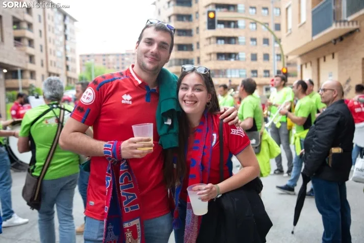 La afición rojilla invade Soria