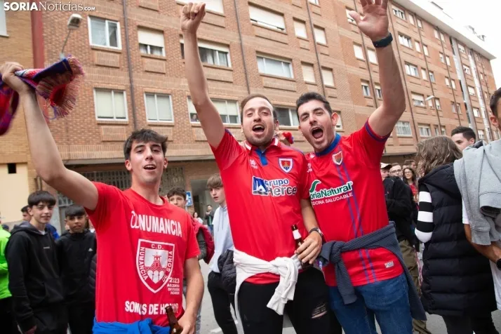 La afición rojilla invade Soria