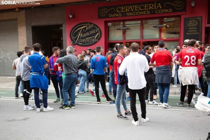 La afición rojilla invade Soria