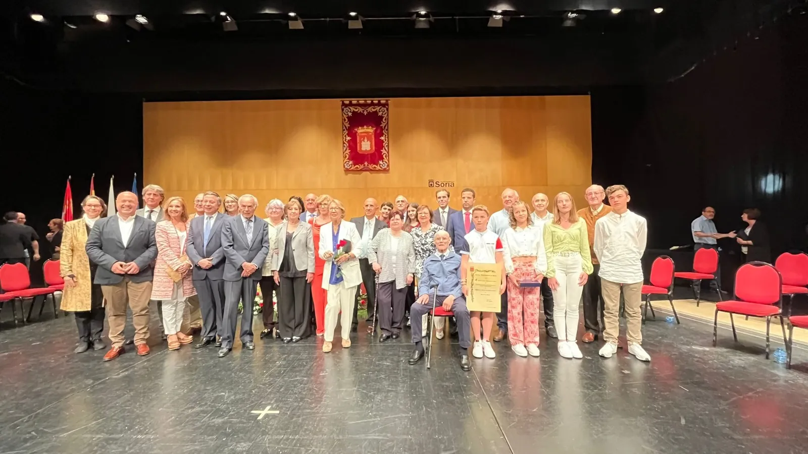 Una imagen del acto este jueves en La Audiencia. 