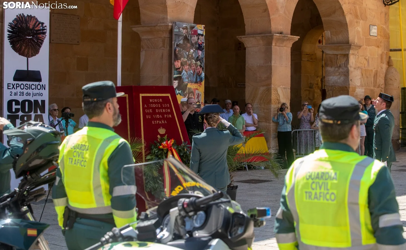 Foto 10 - La Guardia Civil y Soria arropan a Sergio Pe&ntilde;arroya, nuevo responsable de la Comandancia