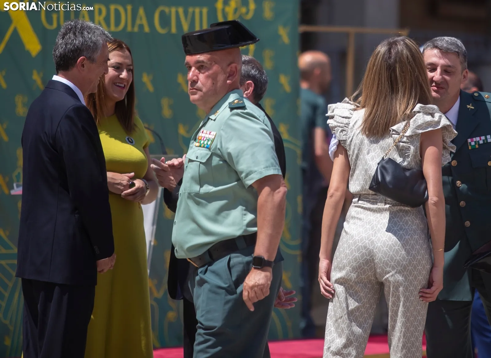 Foto 7 - La Guardia Civil y Soria arropan a Sergio Pe&ntilde;arroya, nuevo responsable de la Comandancia