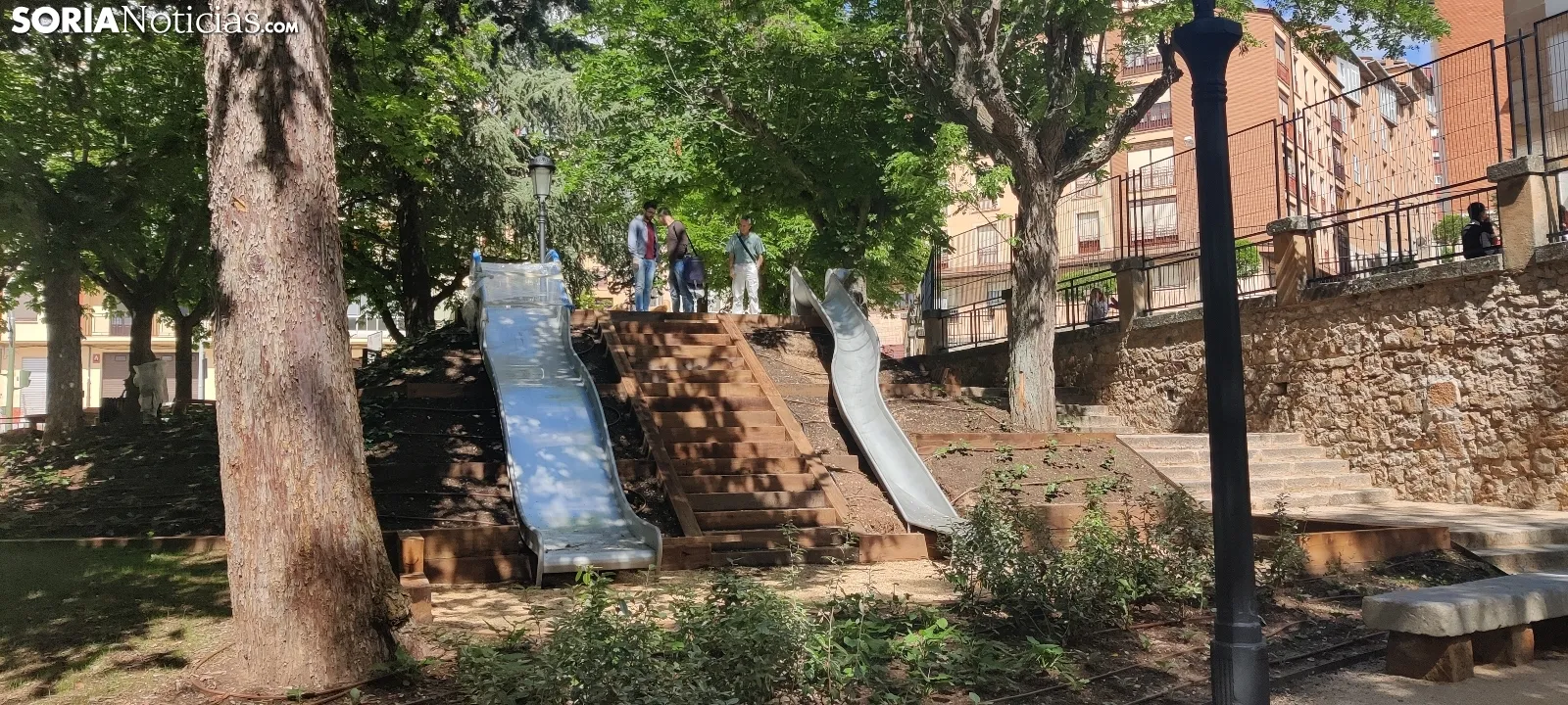 Foto 2 - Fotos | En madera, moderno y con grandes toboganes; as&iacute; luce el nuevo parque de la Arboleda