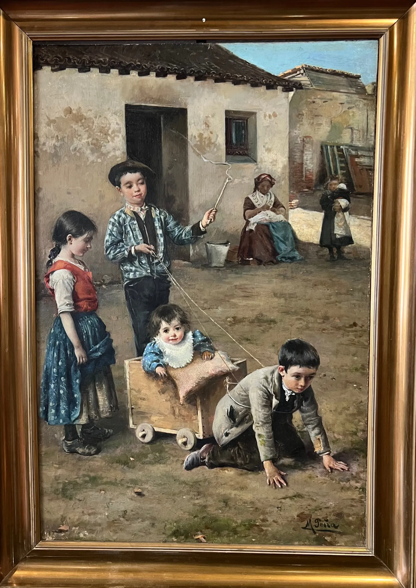El cuadro donado a la Diputación. /Dip.