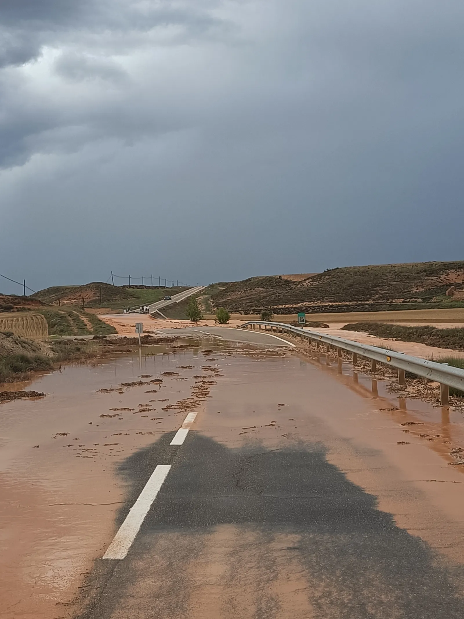 Foto 2 - Fuerte tromba de agua en Fuentelmonge