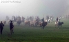 Una imagen de la mañana de este sábado en Valonsadero. /María Ferrer