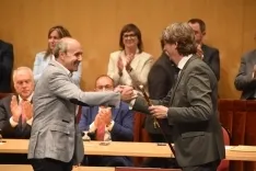 Una imagen del acto este jueves en La Audiencia. 