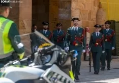 Foto 5 - La Guardia Civil y Soria arropan a Sergio Pe&ntilde;arroya, nuevo responsable de la Comandancia