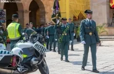 Foto 4 - La Guardia Civil y Soria arropan a Sergio Pe&ntilde;arroya, nuevo responsable de la Comandancia