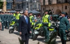 Foto 18 - La Guardia Civil y Soria arropan a Sergio Pe&ntilde;arroya, nuevo responsable de la Comandancia