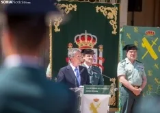 Foto 14 - La Guardia Civil y Soria arropan a Sergio Pe&ntilde;arroya, nuevo responsable de la Comandancia