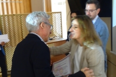 Una imagen de la despedida y homenaje a los docentes jubilados este año. /SN