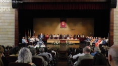 Una imagen del acto este jueves en La Audiencia. /SN