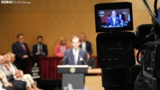 Una imagen del acto este jueves en La Audiencia. /SN