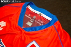 Presentación de las camisetas del Club Deportivo Numancia. María Ferrer