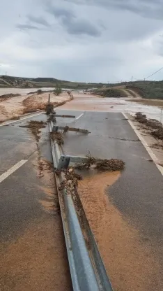 Foto 6 - Fuerte tromba de agua en Fuentelmonge