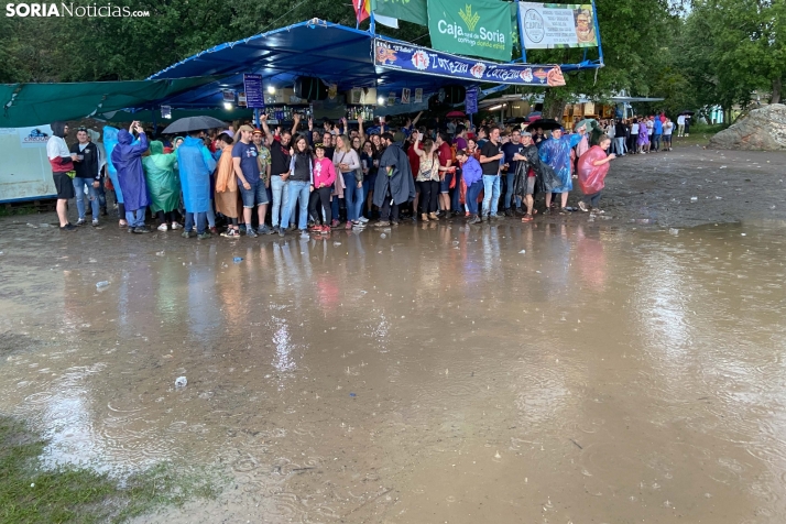 Solo 14.000 sanjuaneros desafiaron las tormentas durante La Compra en Valonsadero