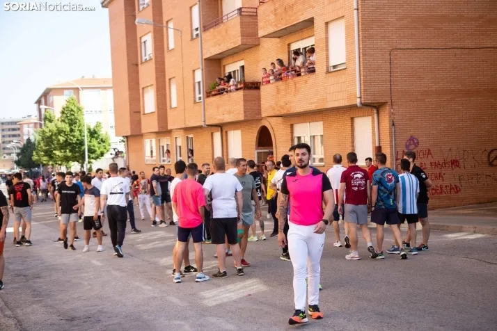 Encierro presanjuanero en Soria